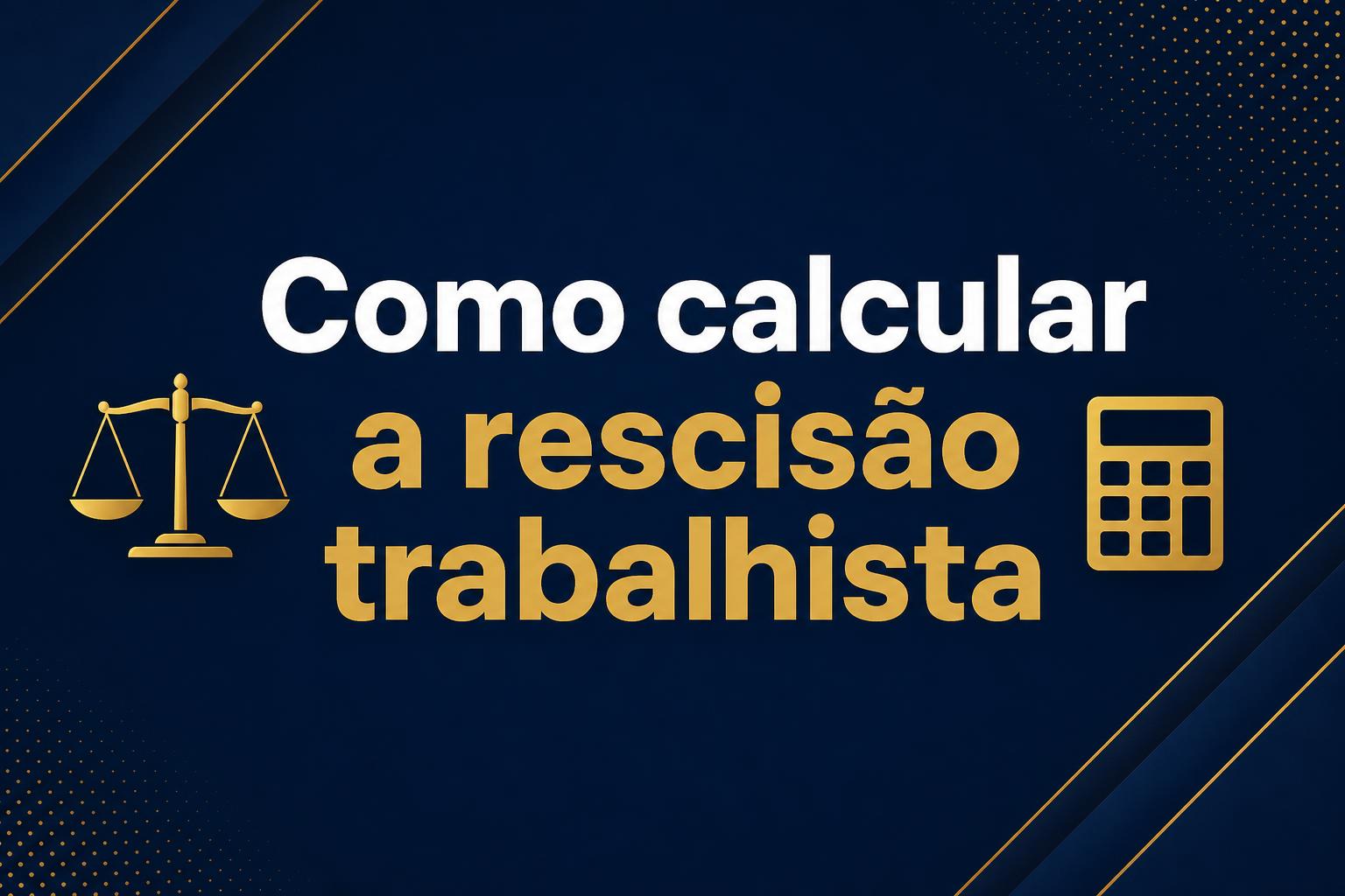 Como calcular a rescisão trabalhista: guia completo